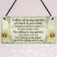 Garden Plaque Summer House Sign Garden Shed Friendship Mum Gift