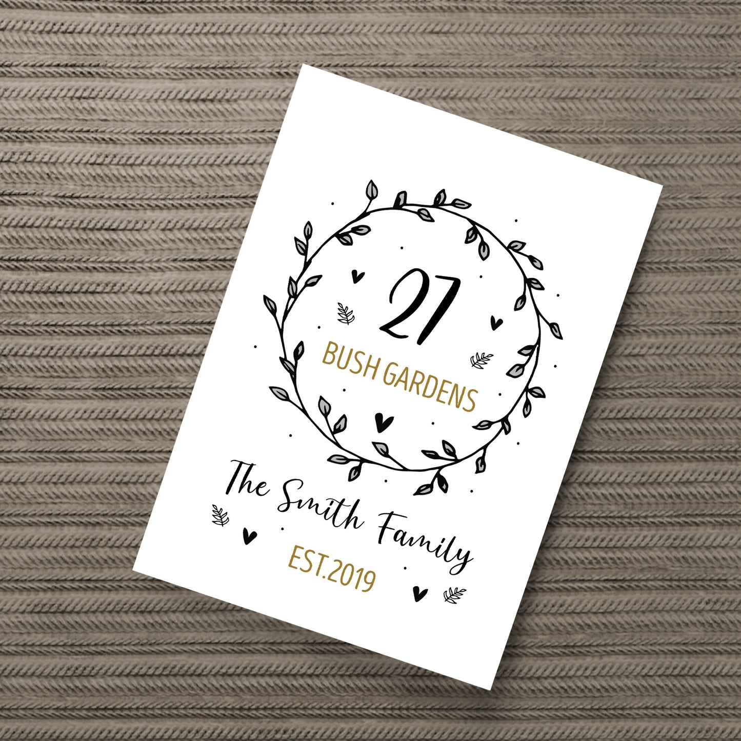 New Home Gift First Home Print 1st Home Personalised Gift