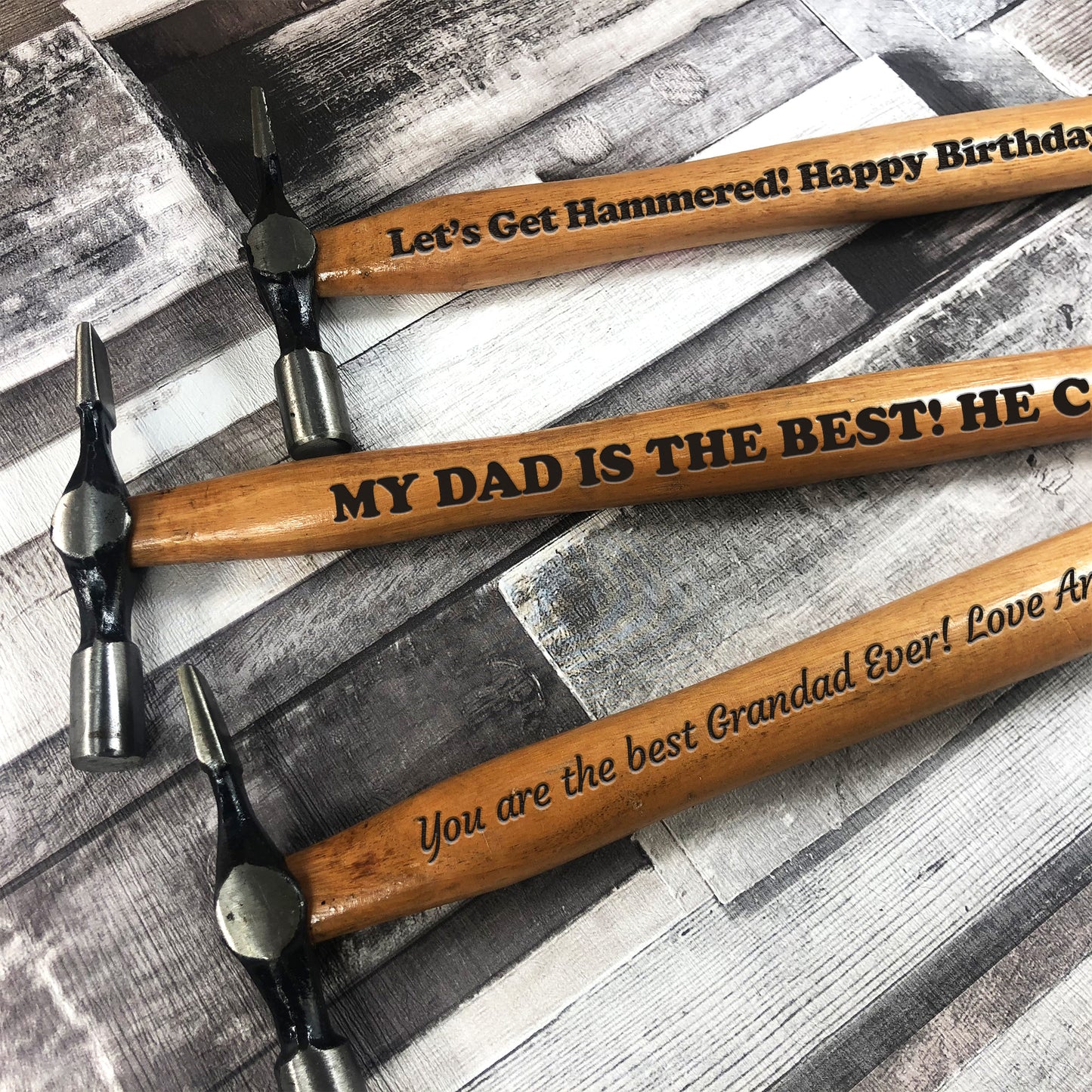 Dad Fix It Novelty Engraved Hammer Gift For Dad Birthday