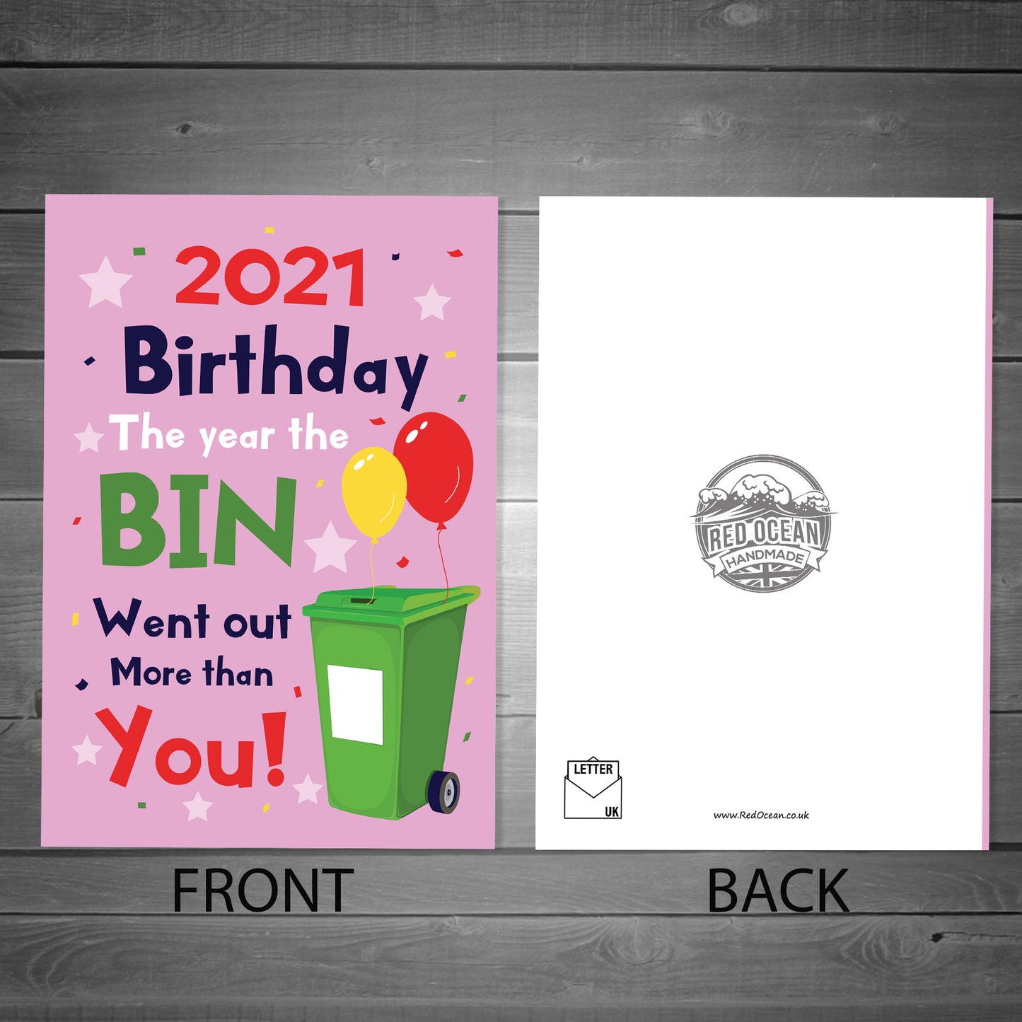 Funny A6 Birthday Card For Mum Dad Auntie Cheeky Lockdown
