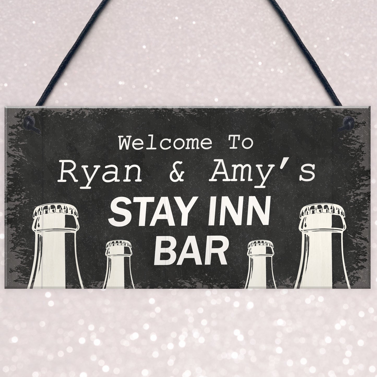 PERSONALISED Home Bar Gifts Novelty Quarantine Gifts Bar Plaques
