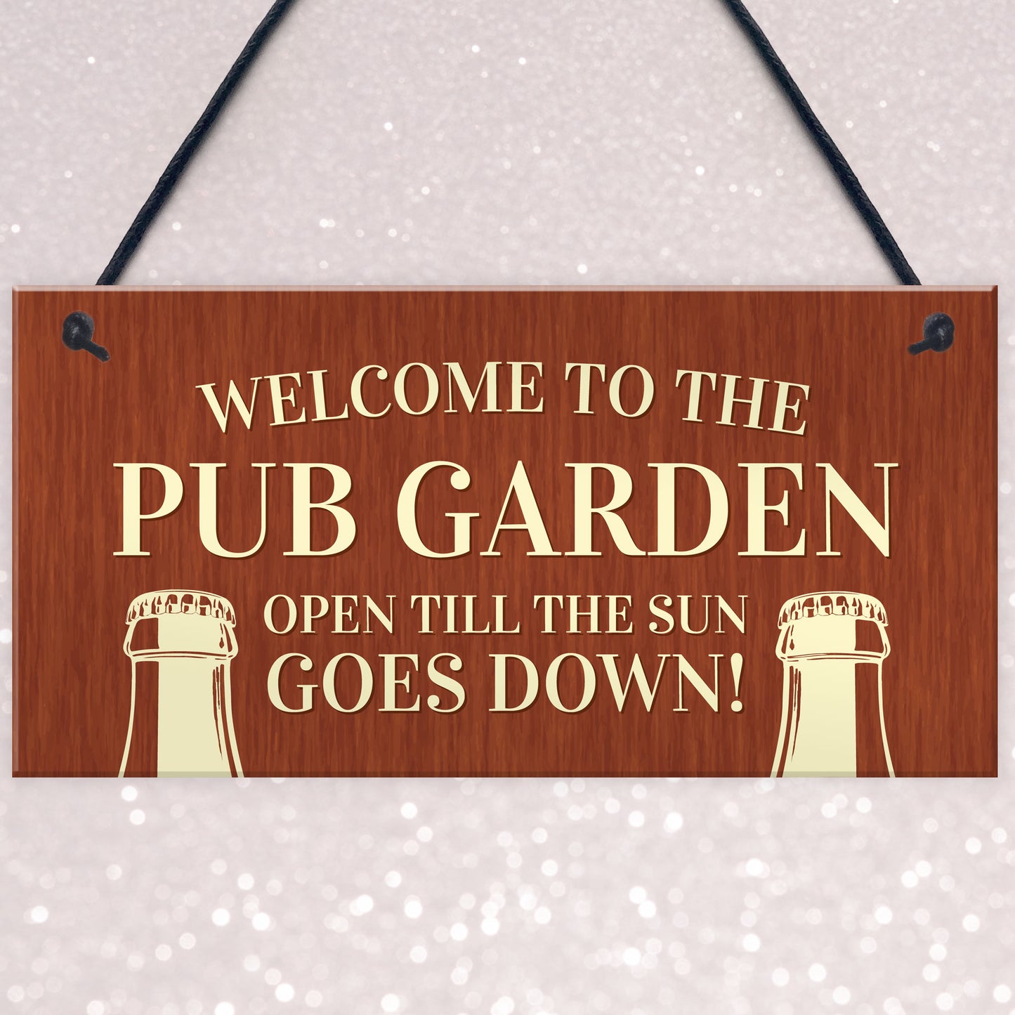 Novelty Pub Beer Garden Sign For Home Bar Garden Decor Gifts