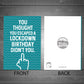 Funny Rude Birthday Card For Him Her Lockdown Design Mum Dad