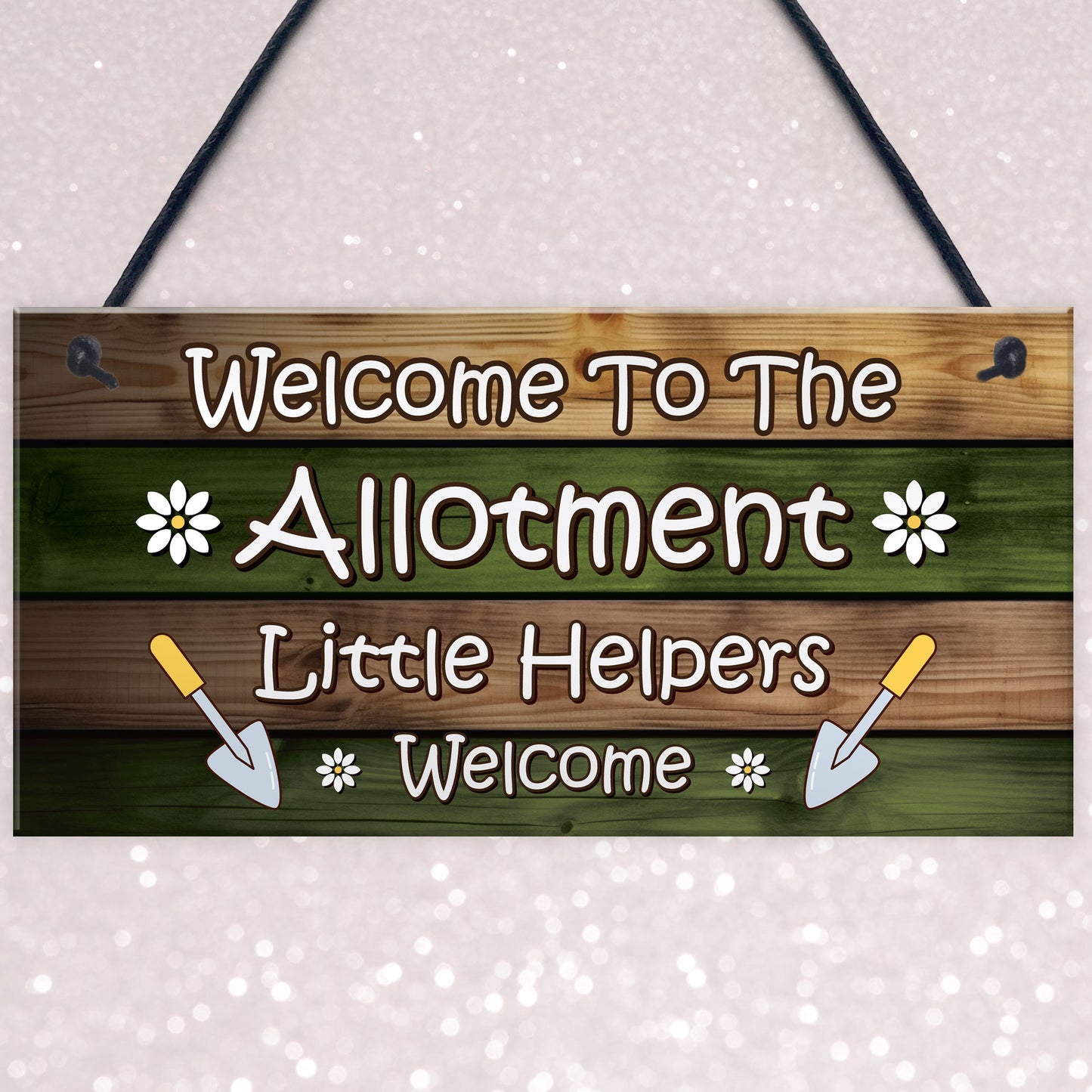 Allotment Sign Hanging Garden Shed Plaque Welcome Sign Gift