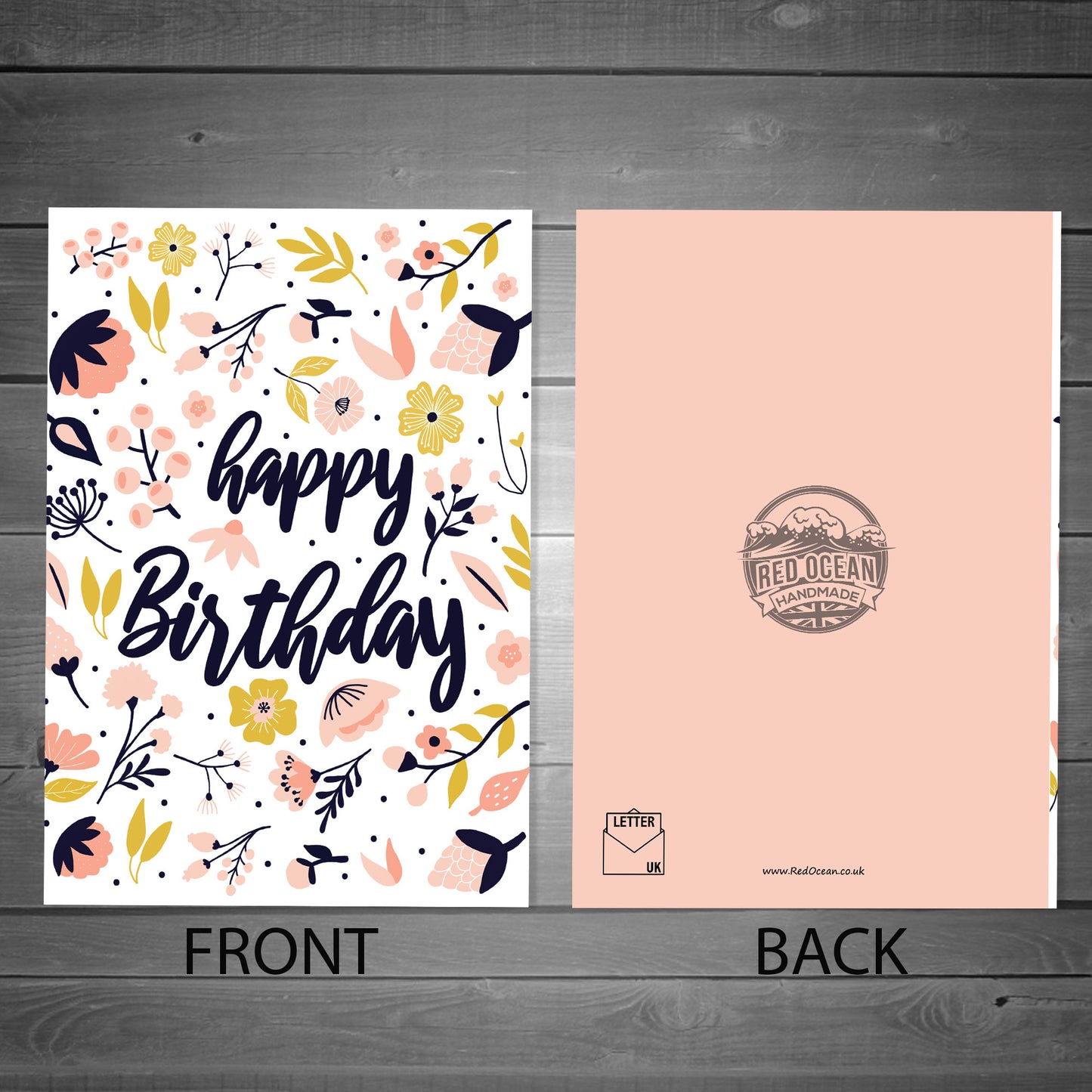 Happy Birthday Cute Floral Birthday Card For Her Best Friend
