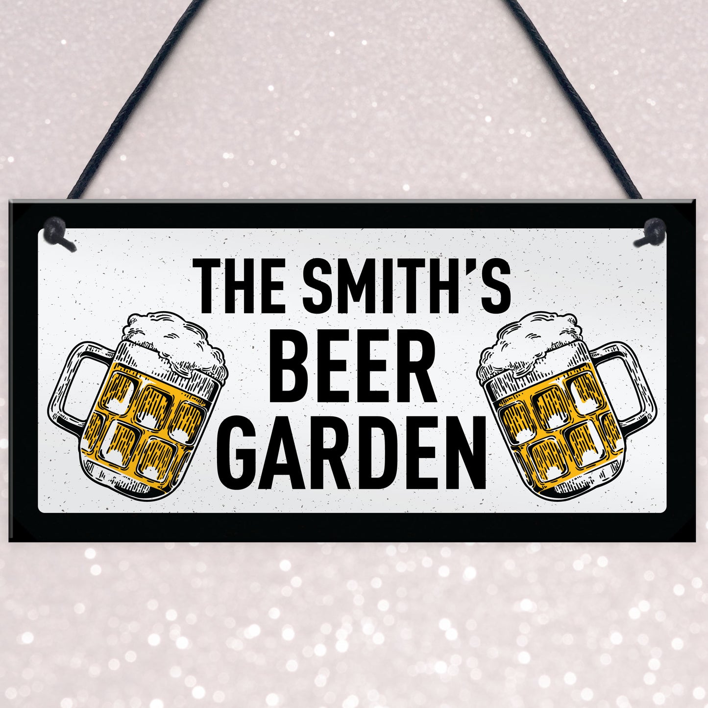 Bar Signs For Home Bar Personalised Beer Garden Sign Any Name