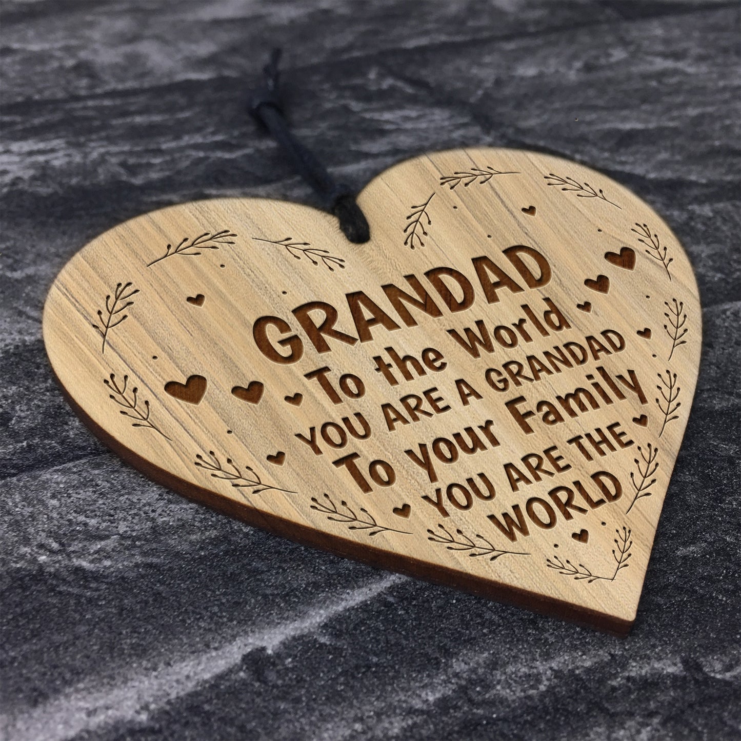 Grandad Gift Ideas For Birthday Christmas Engraved Heart