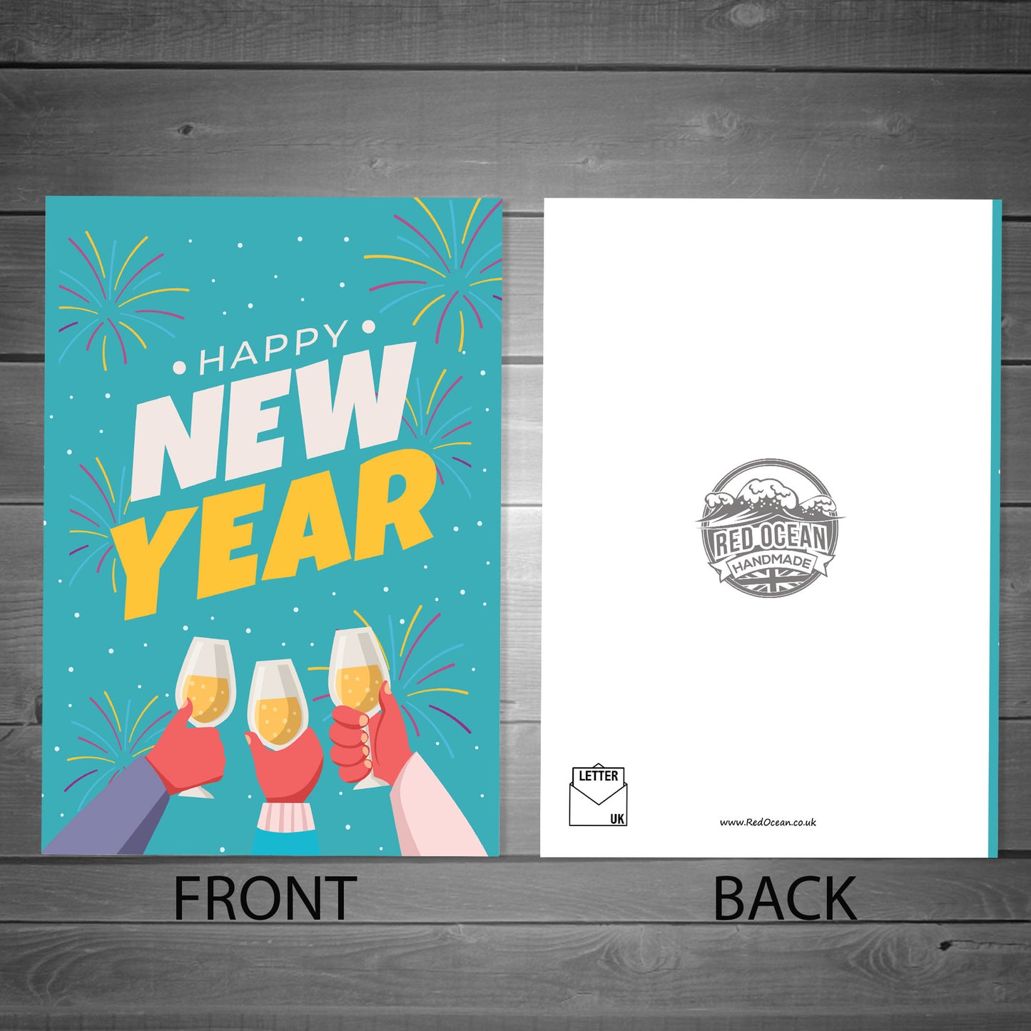 New Year Greetings Card Happy New Year Card For Friends Family