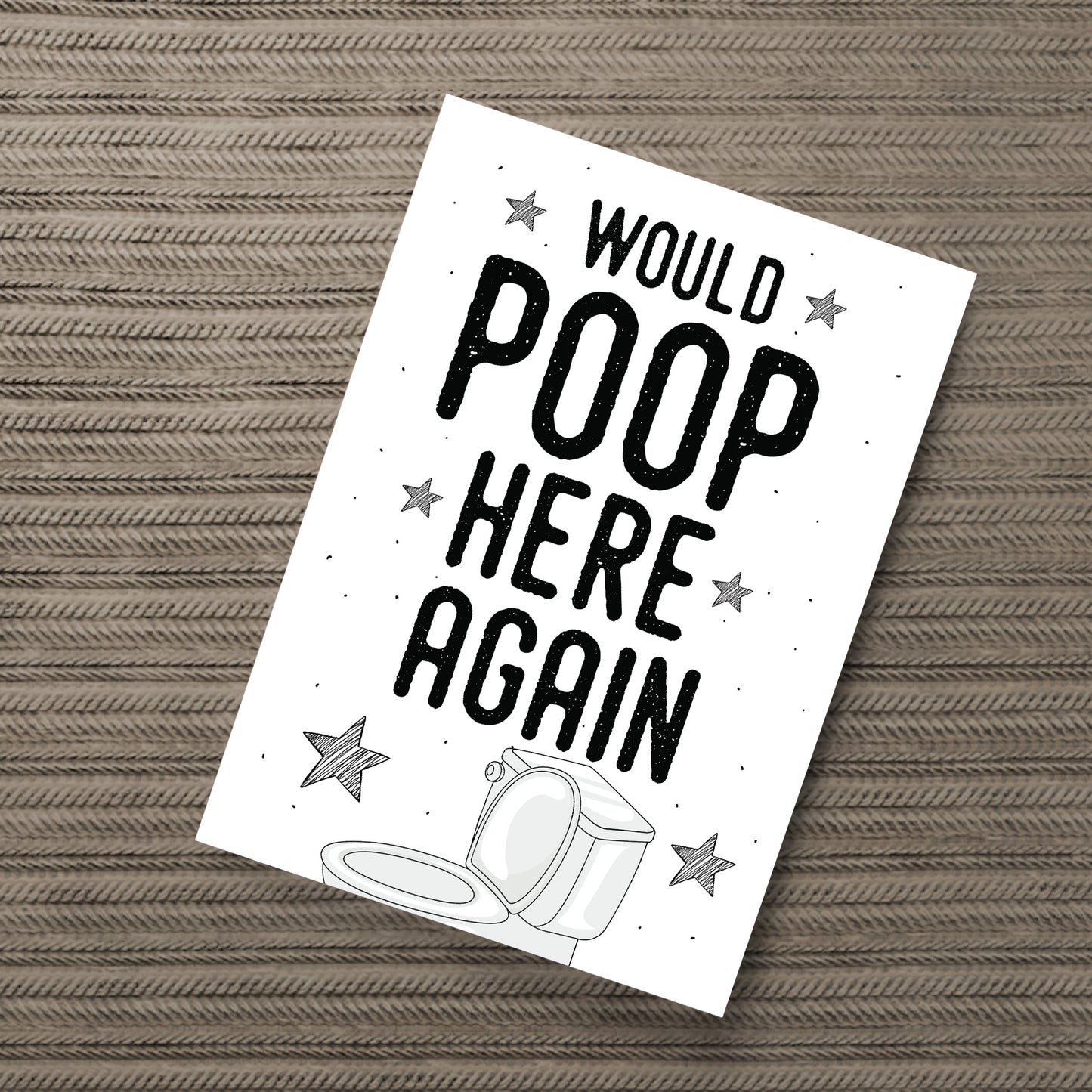Funny Bathroom Decor Sign For Bathroom Toilet Loo Home Decor