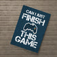 Blue Gaming Print Poster Playstation Inspired Boys Bedroom Sign