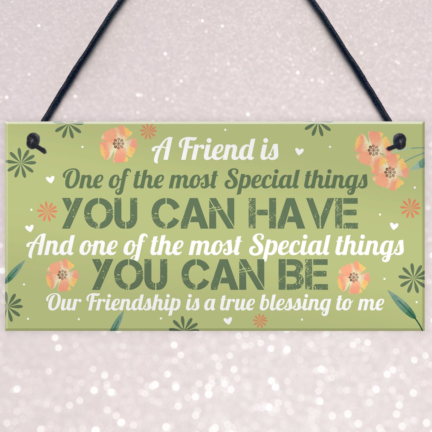 Special Thankyou Gift Friendship Plaque Love Sign Birthday Gift