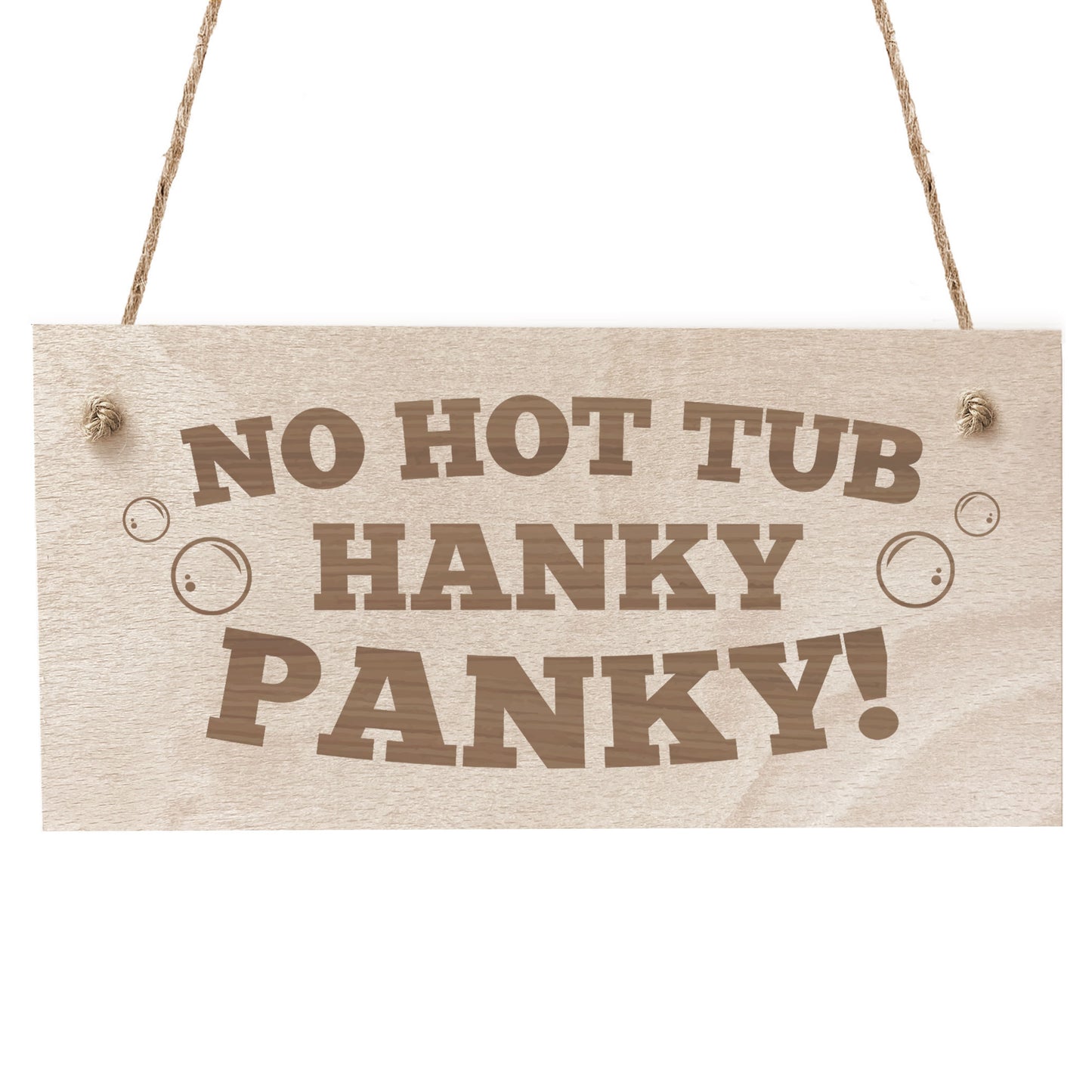 Funny Hot Tub Signs NO HOT TUB HANKY PANKY Hot Tub Accessories