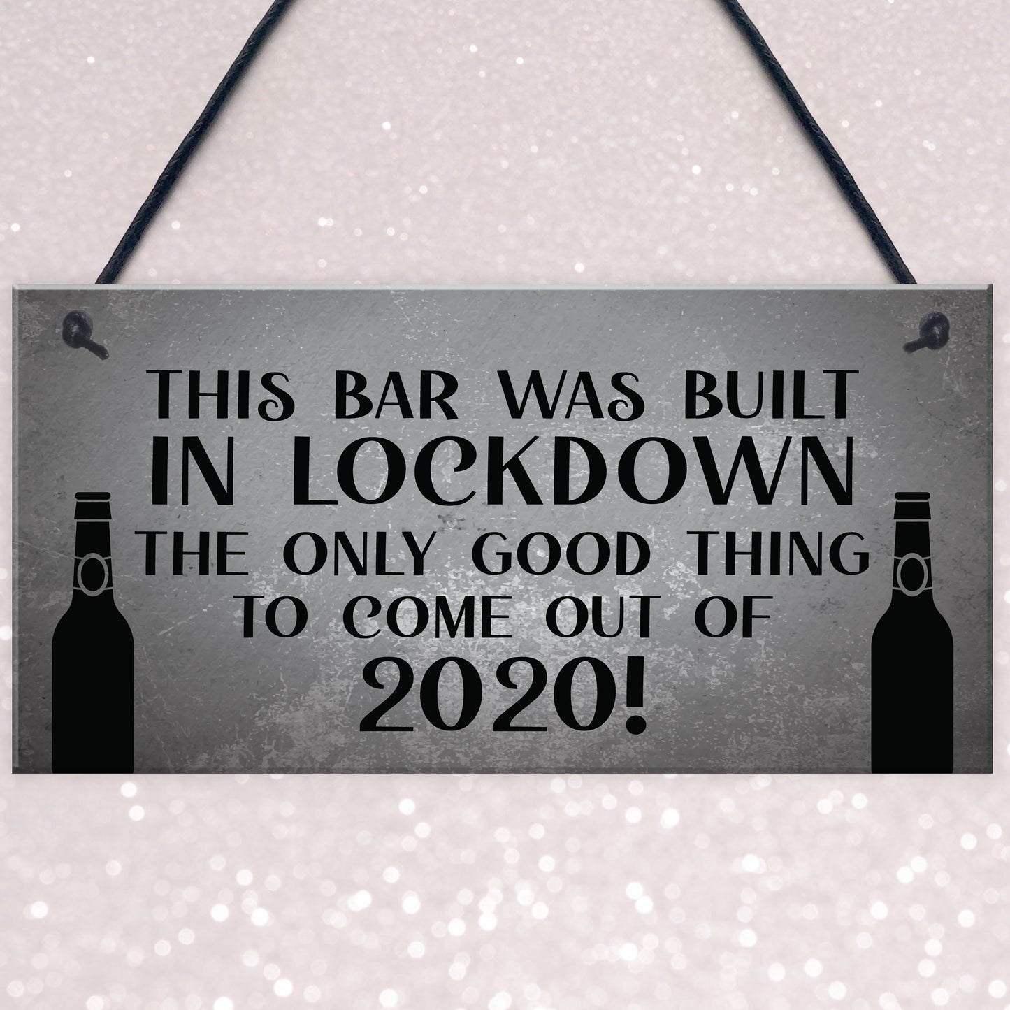 Lockdown Bar Built 2020 Funny Home Bar Sign Man Cave Shed Sign