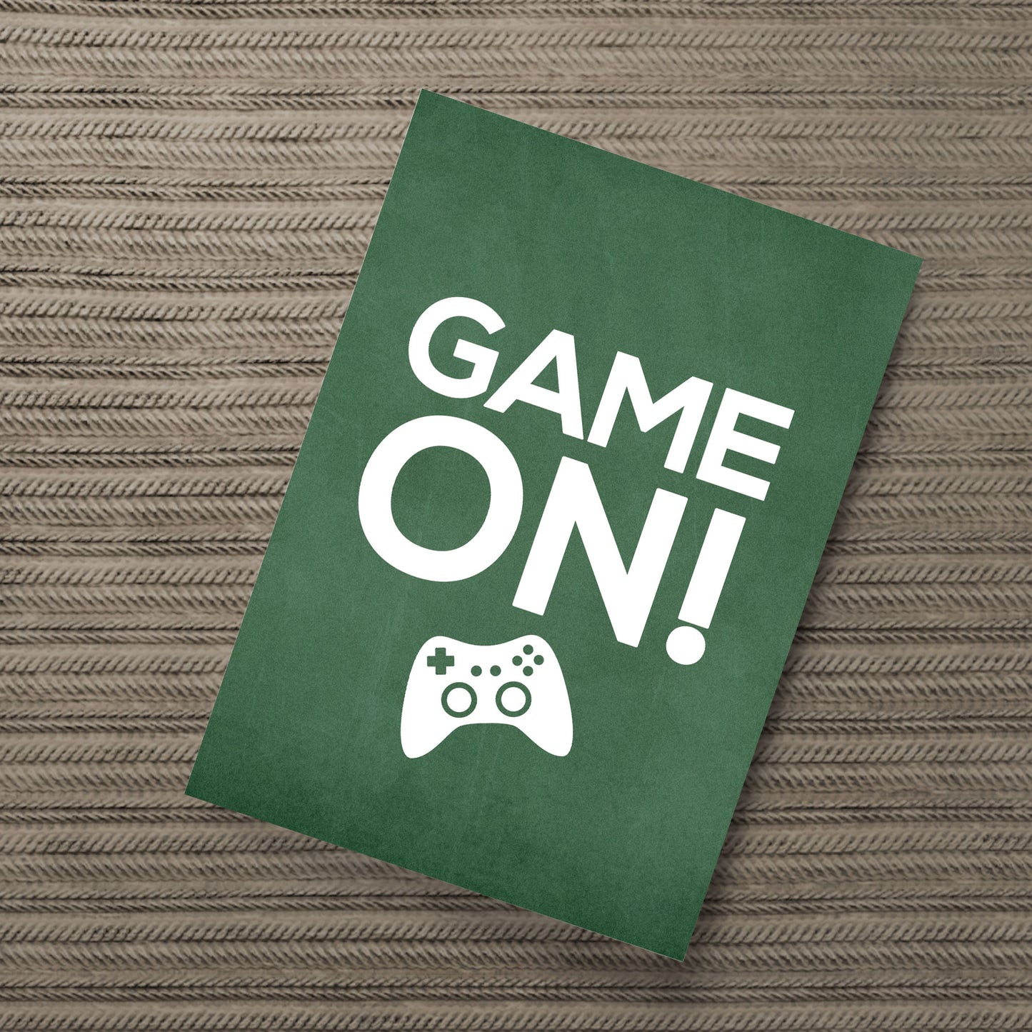 Gaming Print Gaming Poster Xbox Inspired Boys Bedroom Sign