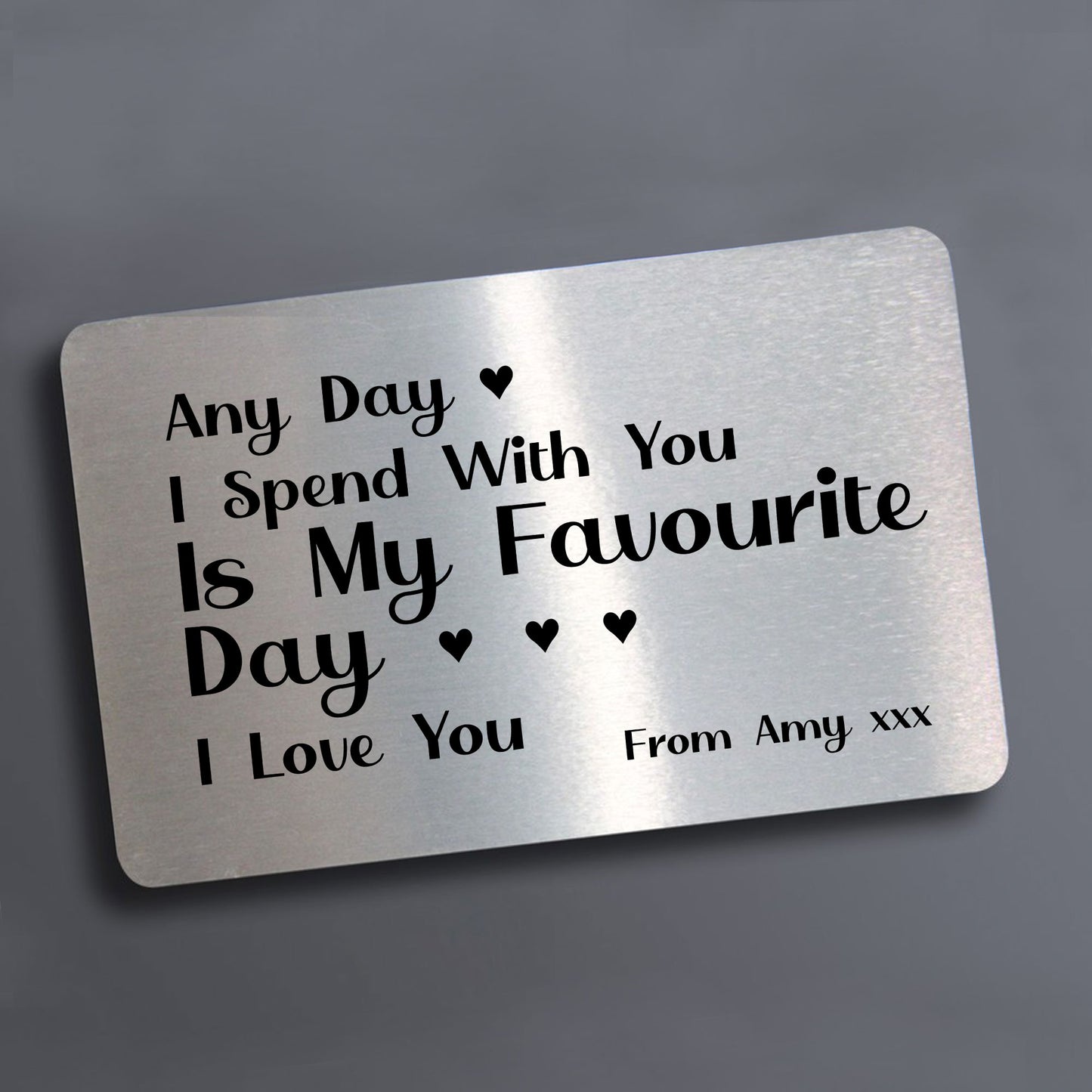 Personalised Gift For Boyfriend Girlfriend Husband Wife Thankyou