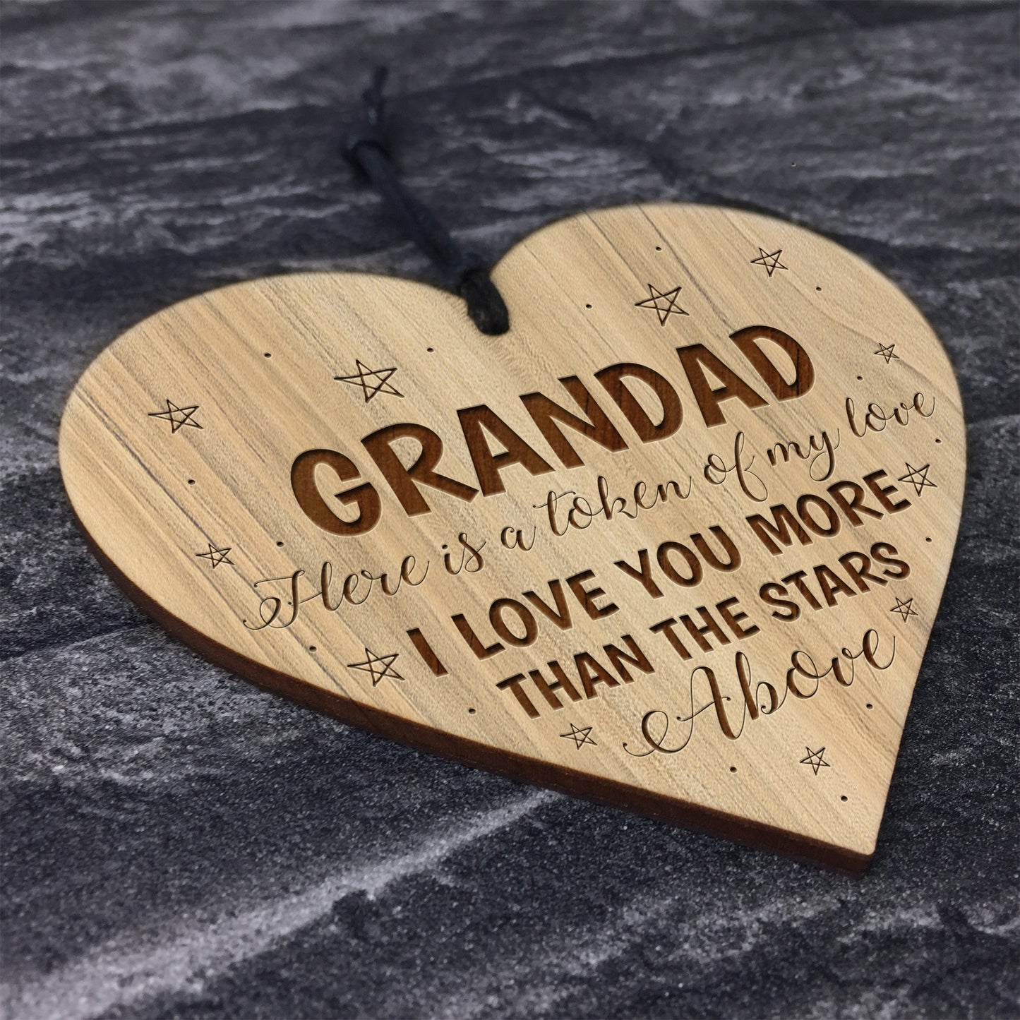 Grandad Gifts Plaque Engraved Heart Birthday Christmas Gifts