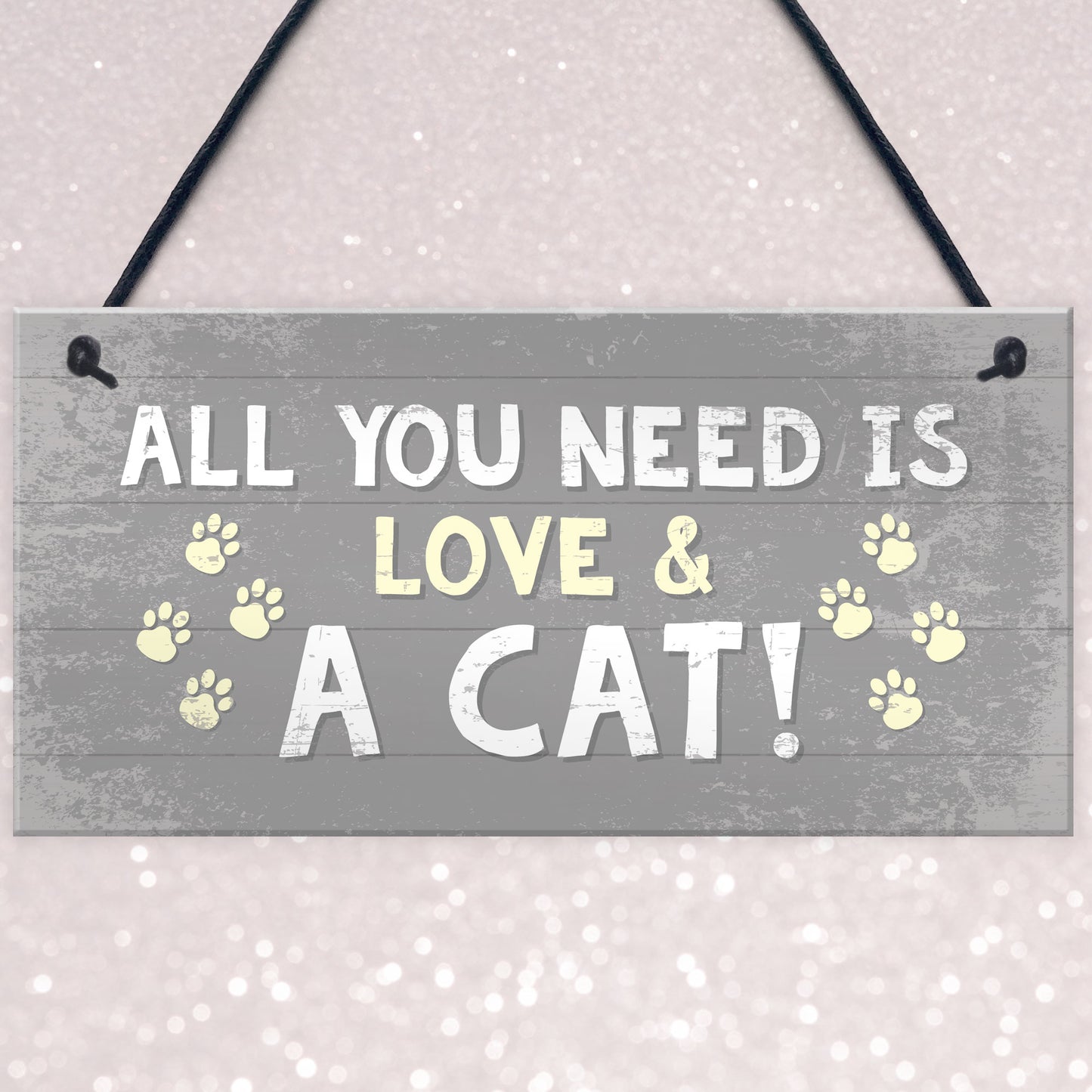 Cat Signs For Home Cat Door Sign Birthday Xmas Gift For Cat Love