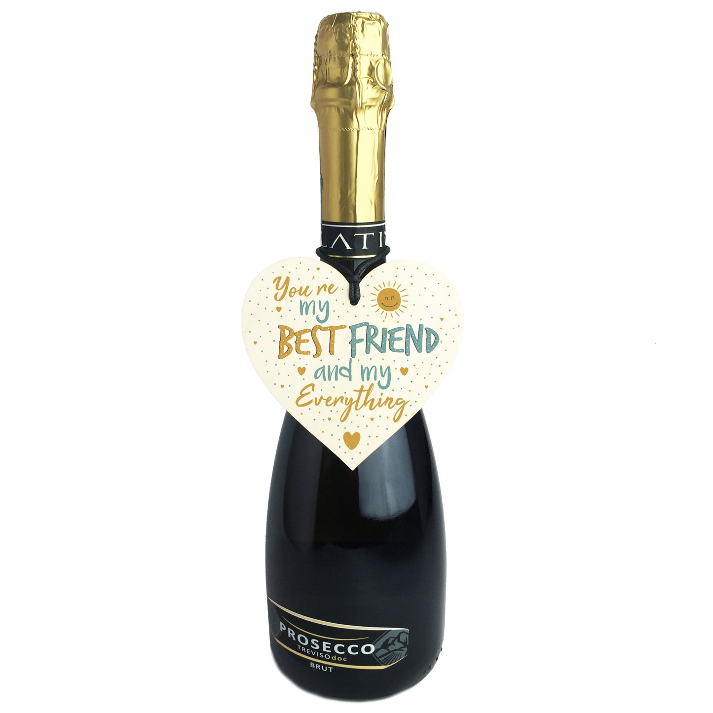 Best Friend Friendship Plaque Wood Heart Birthday Thank You Gift