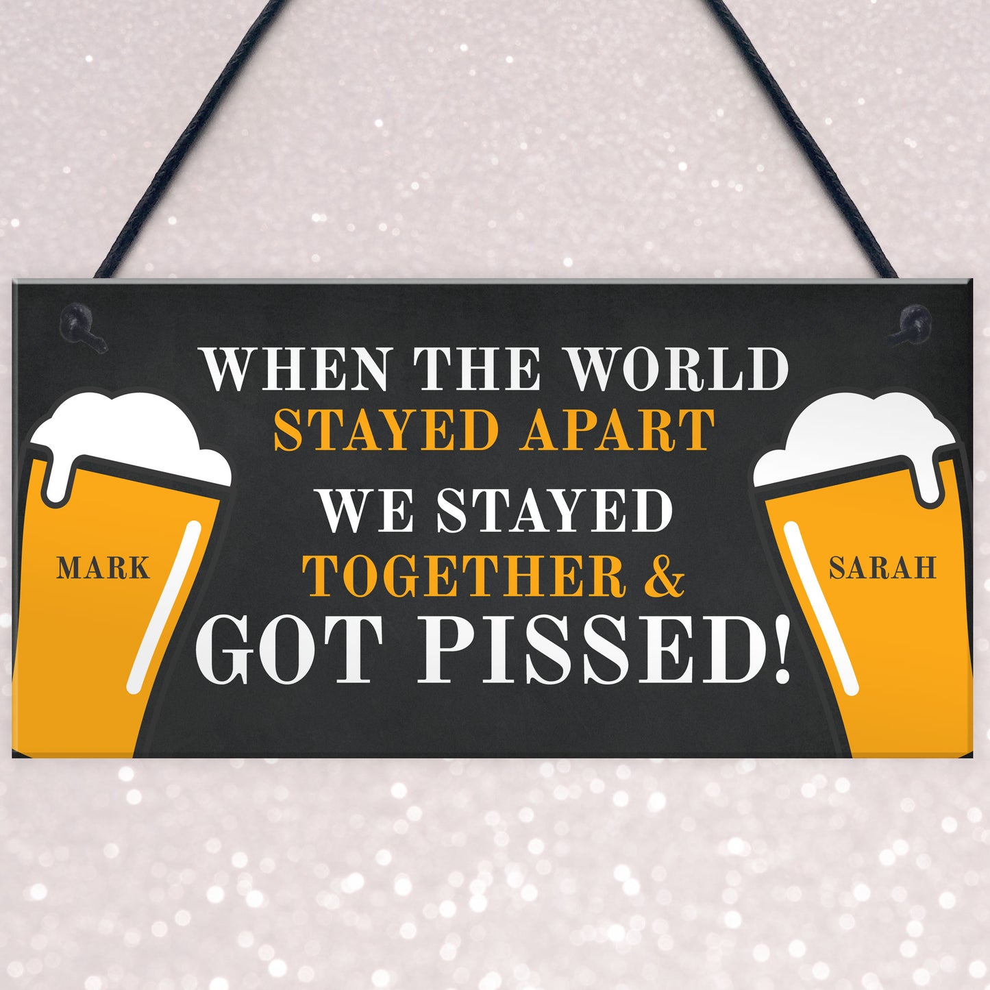 Funny Bar Sign For Garden Home Bar Shed Man Cave Lockdown Gift