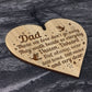 Dad Memorial Engraved Hanging Plaque In Loving Memory Sign