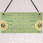 Novelty Hanging Garden Memorial Plaque Present Home Fence Sign