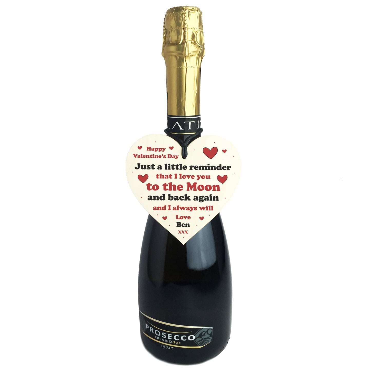 Personalised Valentines Day Gift For Girlfriend Wife Wood Heart