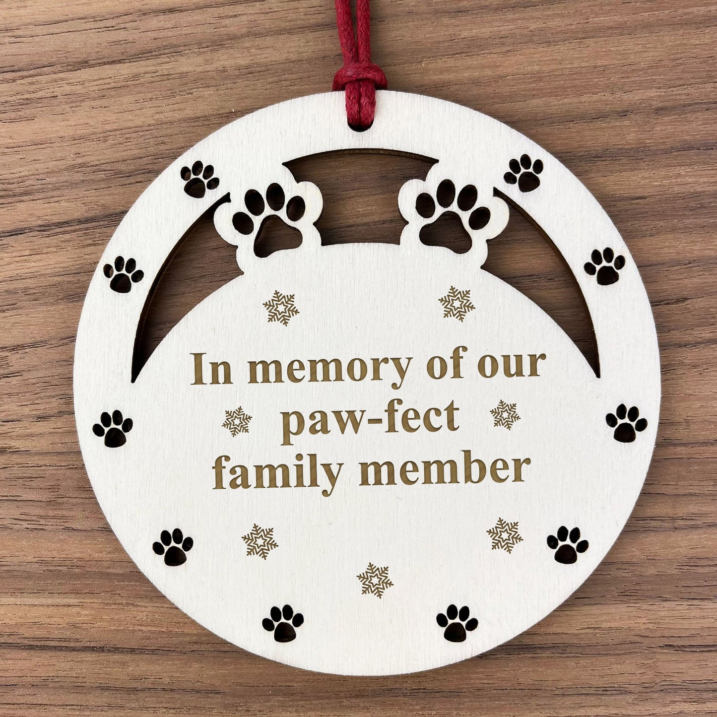 Memorial Christmas Tree Decoraton In Memory Christmas Bauble