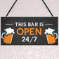 Funny Bar Sign Humour Joke HOME BAR Man Cave Pub Garage Sign