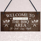 The BBQ Area Hanging Outdoor Garden Barbecue Gift Barbecuing Pit
