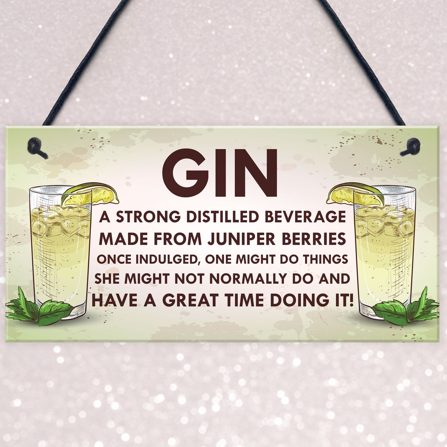 Funny Kitchen Humorous Wall Plaque Vintage Shabby Chic Home Bar