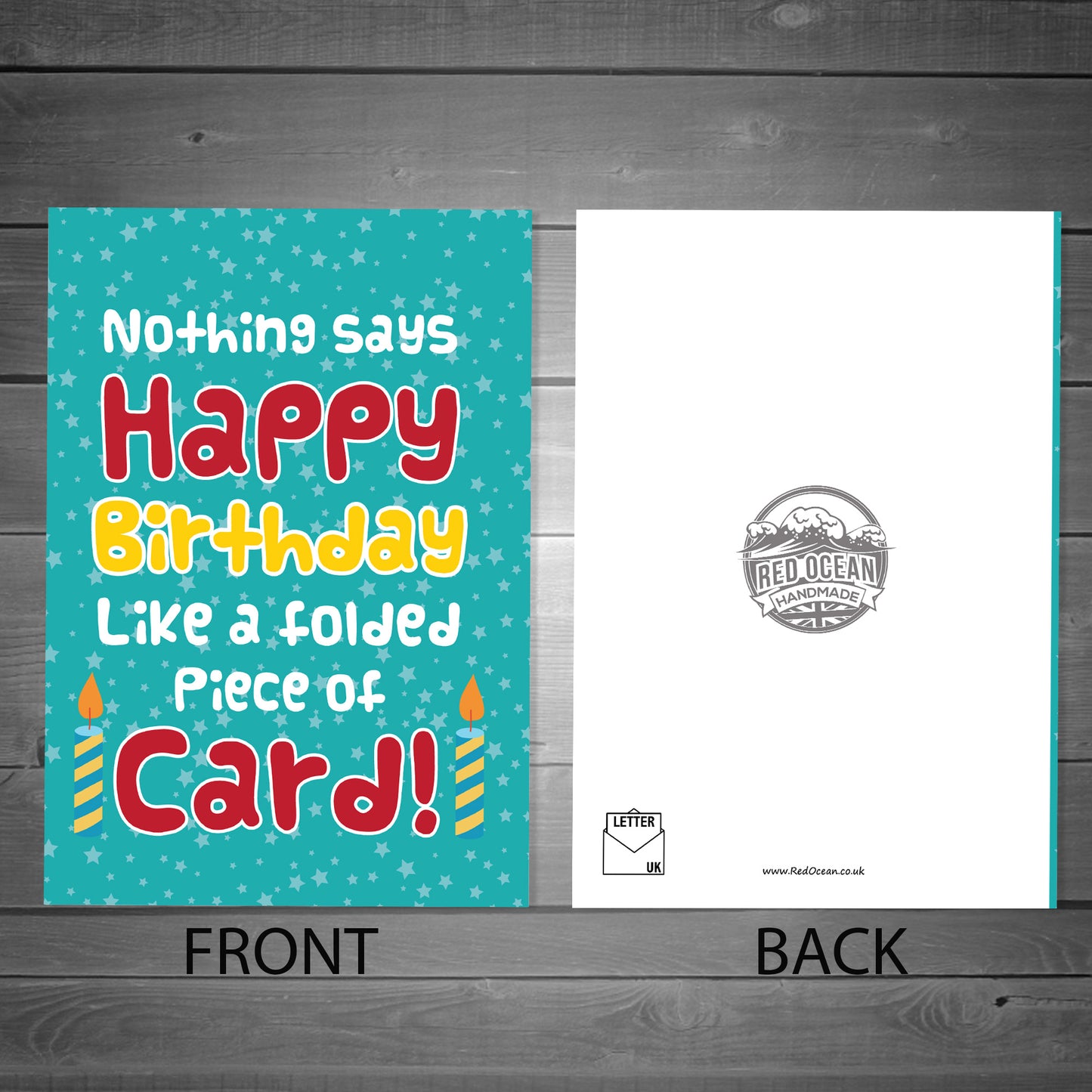 Funny Humorous Birthday Card For Him Her Handmade Women Men