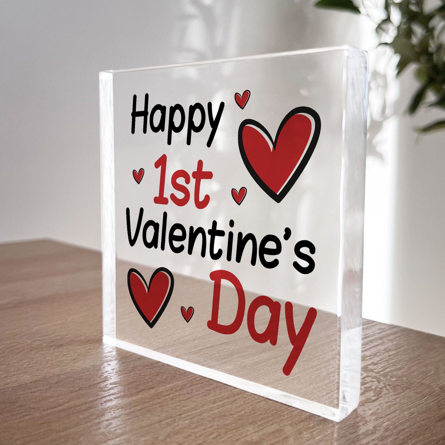 Happy 1st Valentines Day Gift For Boyfriend Girlfriend Valentine
