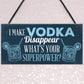 Funny Make Vodka Disappear Alcohol Gift Man Cave Home Bar Sign