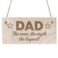 Fathers Day Gift Funny Gift For Dad Wood Hanging Sign