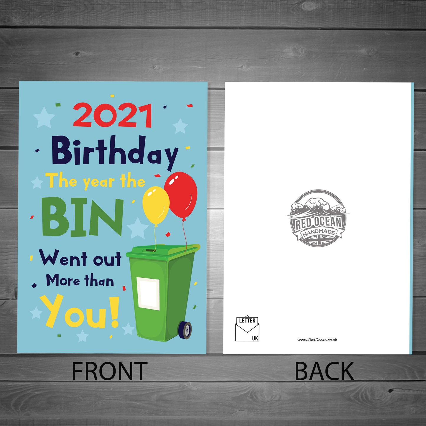 Funny Birthday Card For Men & Women Lockdown Design Novelty