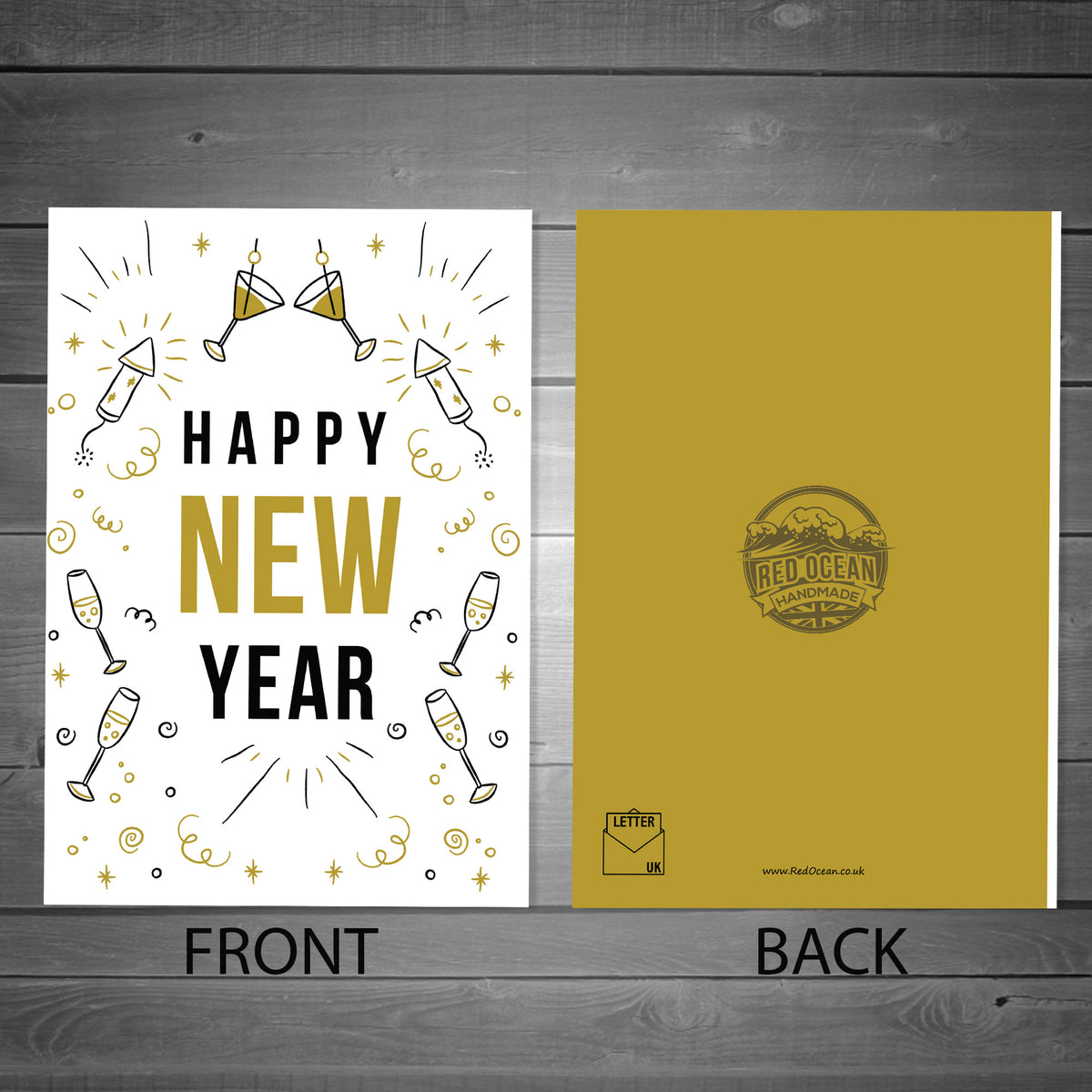 Happy New Year Greetings Card New Year Card For Him Her Special