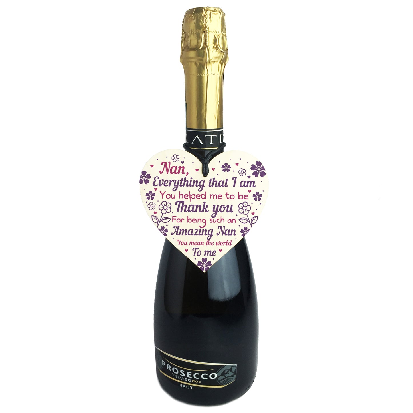 Thank You Nan Gift Mothers Day Gift Wood Heart Nan Birthday Gift