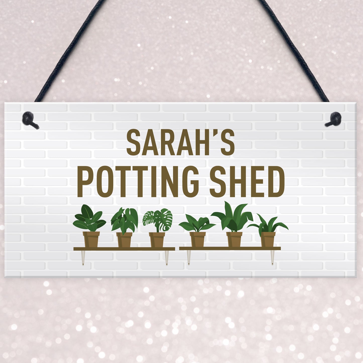 Quirky Potting Shed Sign Hanging Garden Summerhouse Sign