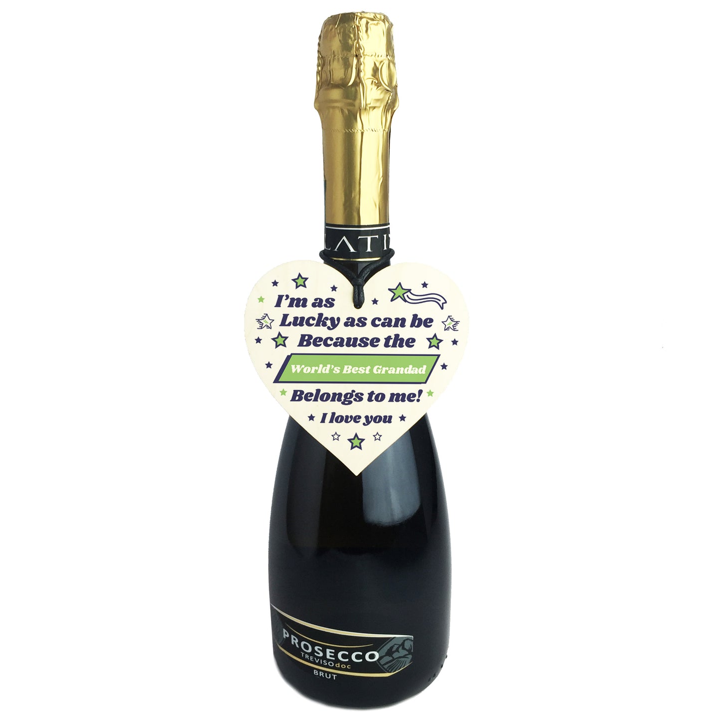 Worlds Best Grandad Gift For Birthday Fathers Day Wood Heart