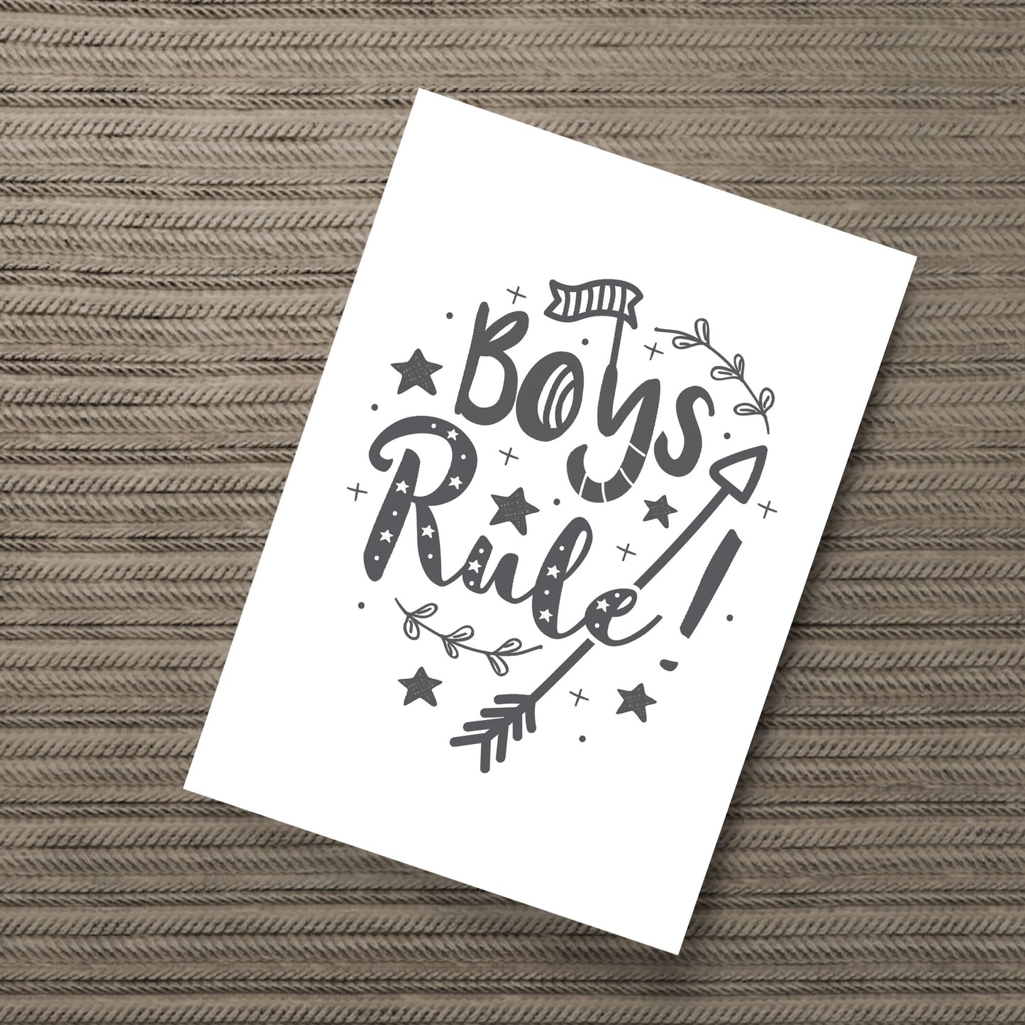 Cute Boys Bedroom Print Boy Bedroom Wall Art Decor Baby Gift