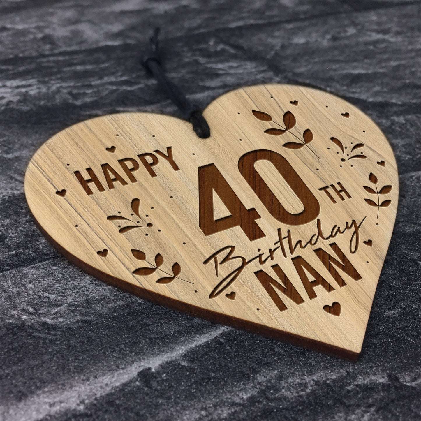Nan Birthday Gifts Engraved Heart 40th 50th 60th 70th Birthday