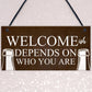 Funny Bar Welcome Sign Novelty Man Cave Gifts Home Bar Decor