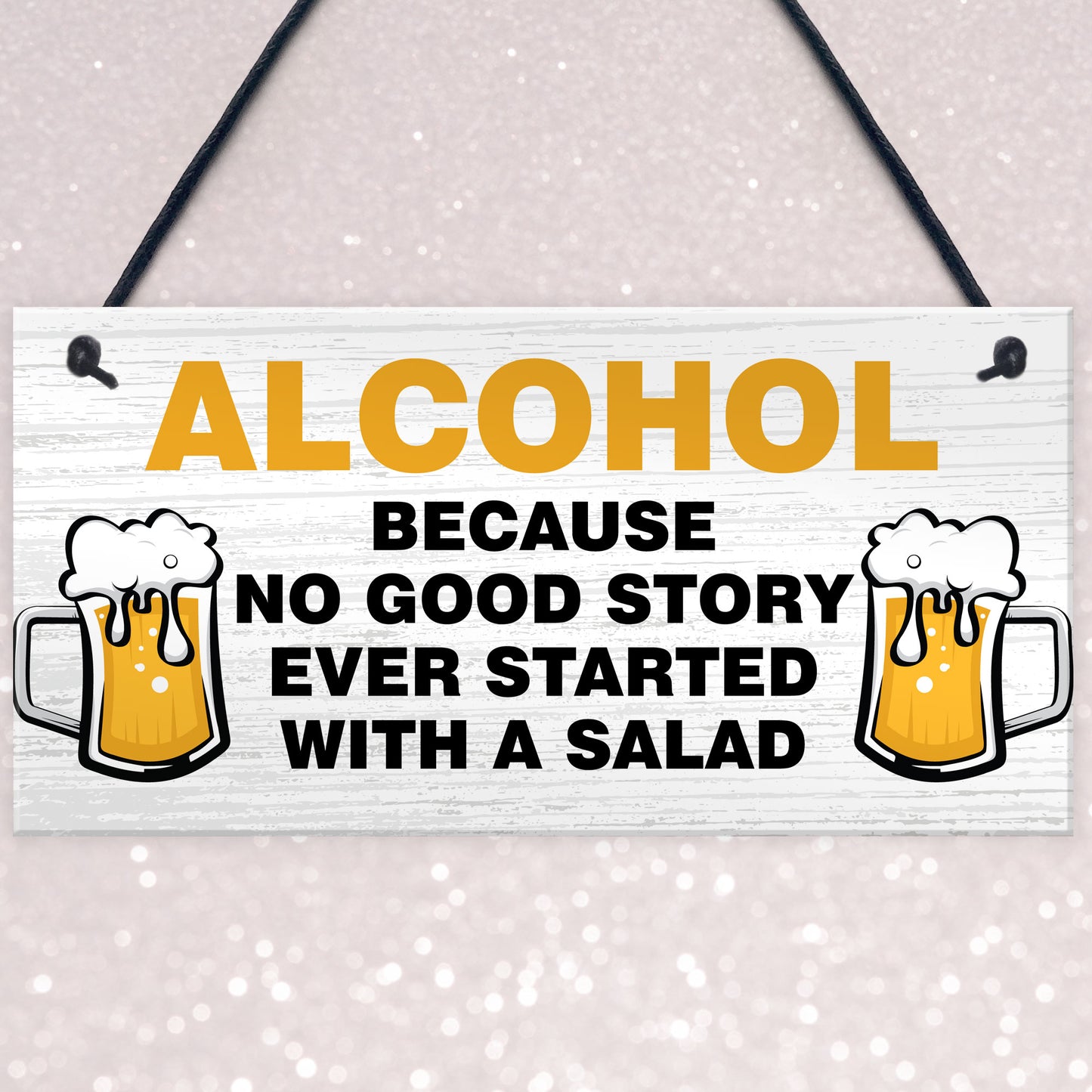 Funny Joke BAR SIGN Shed Sign Home Bar Sign Hanging Wall Plaque