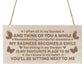 Garden Memorial Engraved Plaque Hanging Garden Shed Summer