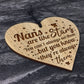 Beautiful Nan Plaque Engraved Heart Like Stars Nan Birthday Xmas