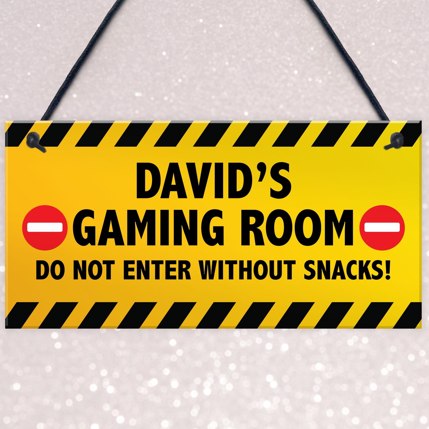 DO NOT ENTER Sign PERSONALISED Gaming Sign For Man Cave