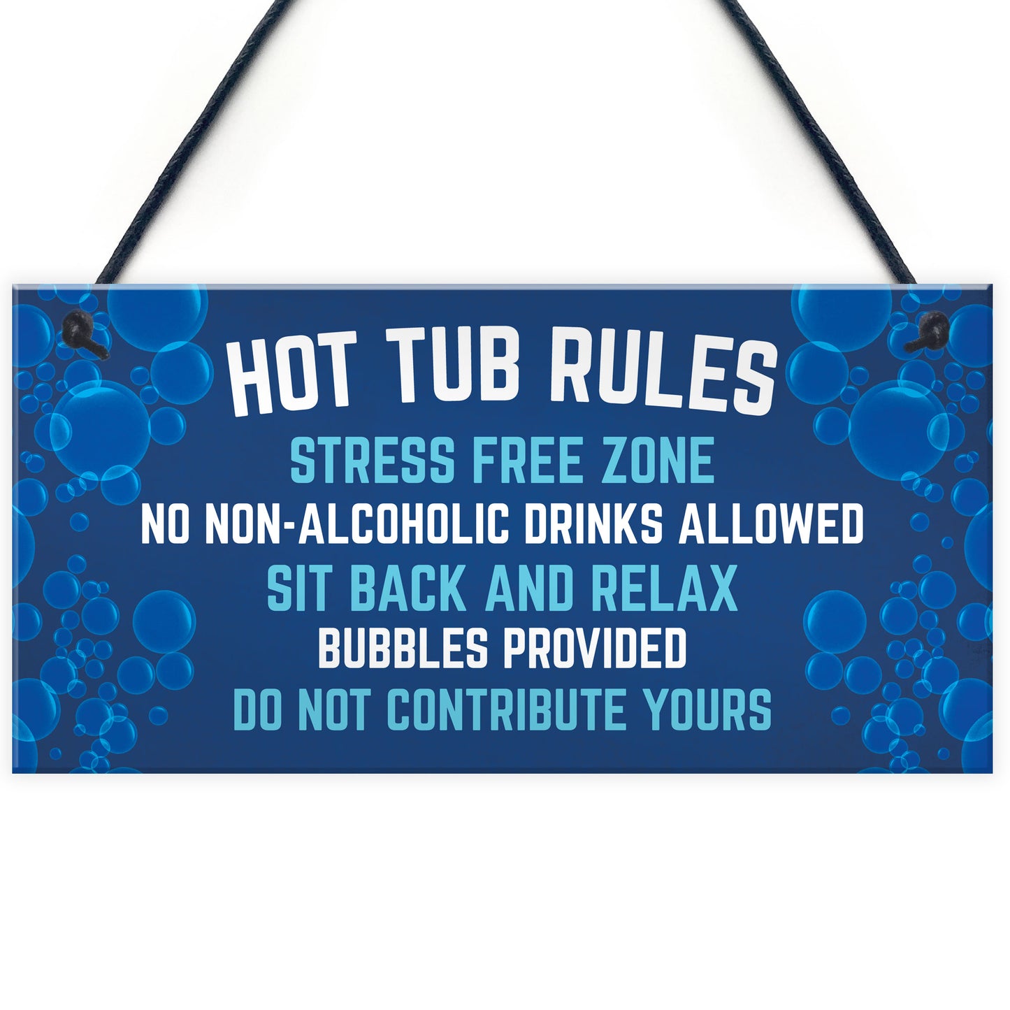 3 Pieces Hot Tub Signs and Plaques Garden Pool Shed Hanging