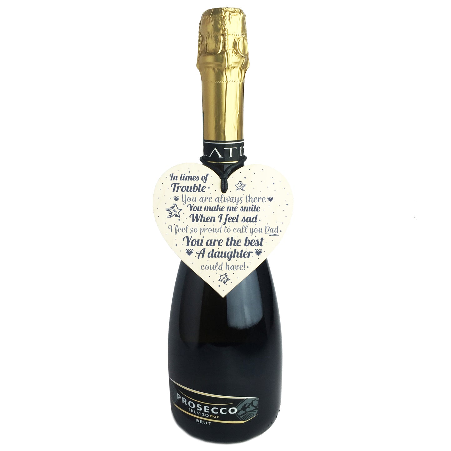 Gifts For Dad Wooden Heart FATHERS DAY Birthday Gift For Him