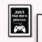 Retro Gaming Sign For Boys Bedroom Man Cave Games Room Framed