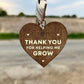 Teacher Appreciation Keyring Gift Wood Heart Teacher Gifts